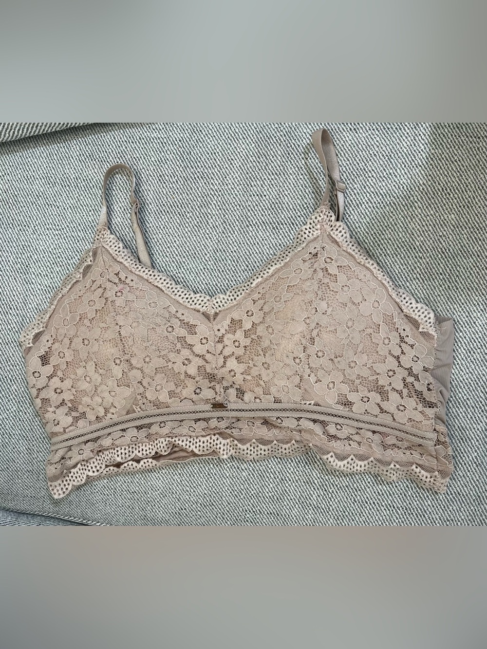 Lace Bralette - Taupe Comfort |  Women Intimates